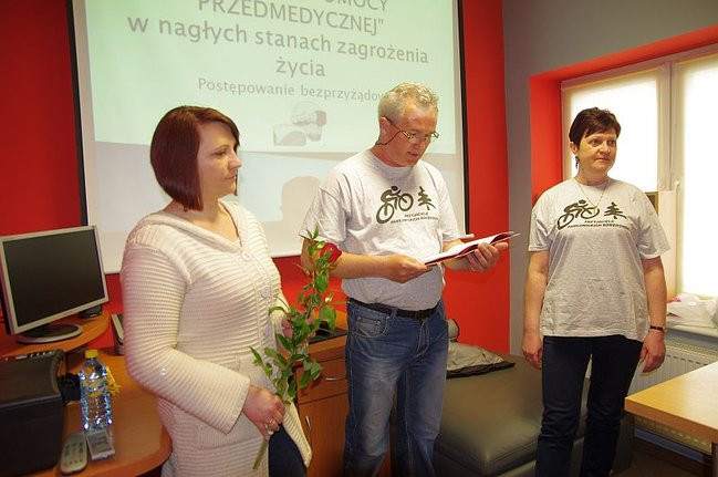 Cykliści u strażaków (zdjęcia)