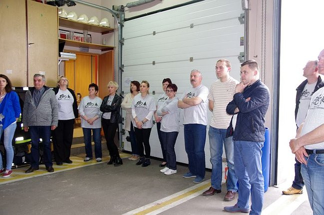 Cykliści u strażaków (zdjęcia)