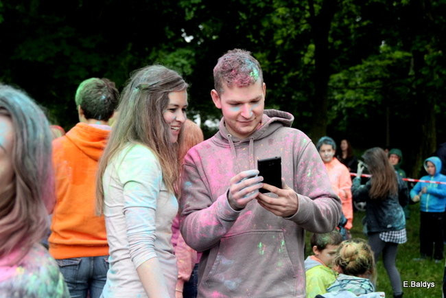 Kolorowe szaleństwo pod PWSZ ( zdjęcia)