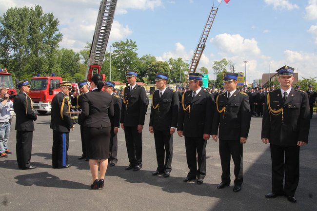 Odznaczenia, wyróżnienia i awanse u strażaków (zdjęcia)