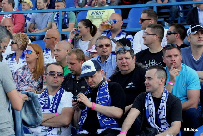 Kibice Unii wierni do końca (zdjęcia)