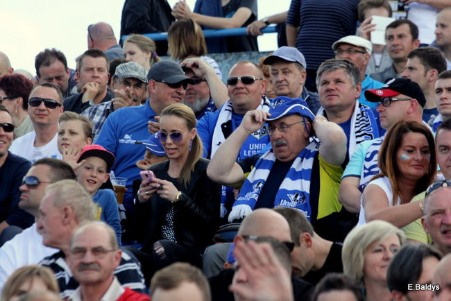 Kibice Unii wierni do końca (zdjęcia)