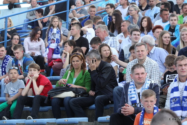 Kibice Unii wierni do końca (zdjęcia)