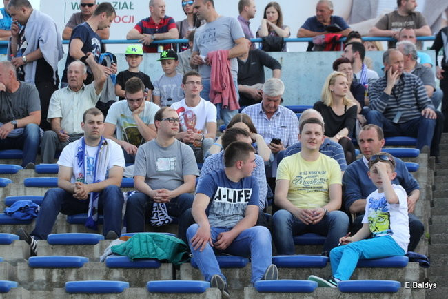 Kibice Unii wierni do końca (zdjęcia)