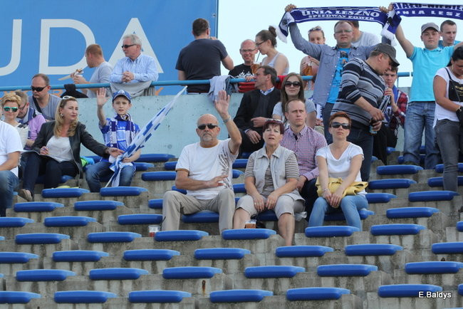 Kibice Unii wierni do końca (zdjęcia)