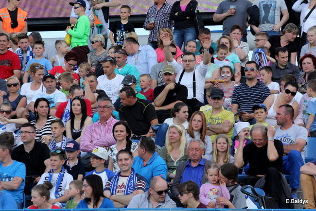 Kibice Unii wierni do końca (zdjęcia)