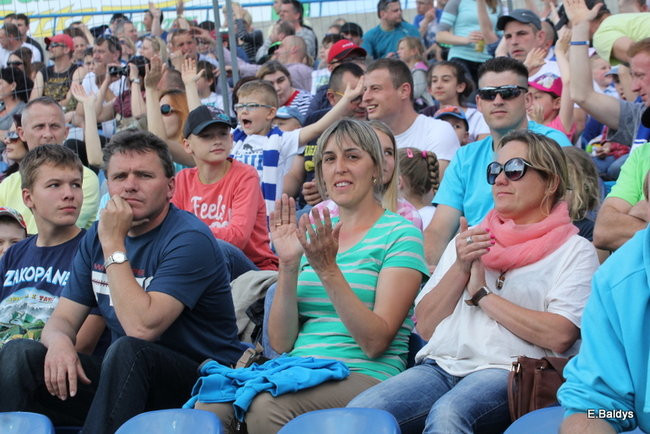 Kibice Unii wierni do końca (zdjęcia)