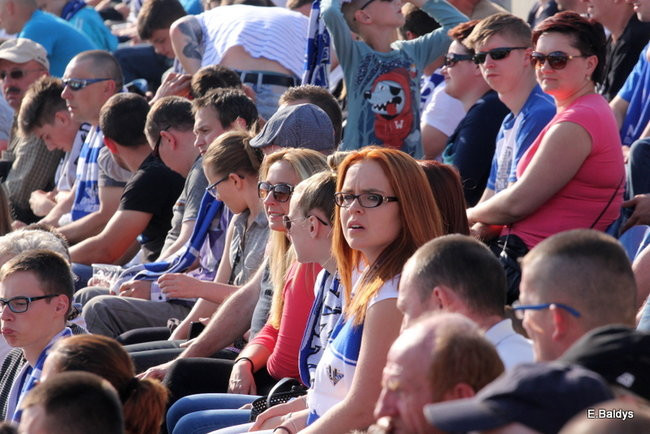 Kibice Unii wierni do końca (zdjęcia)