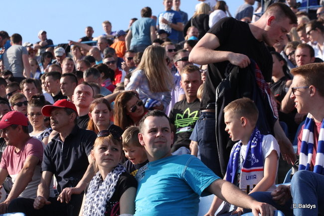 Kibice Unii wierni do końca (zdjęcia)