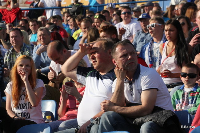 Kibice Unii wierni do końca (zdjęcia)