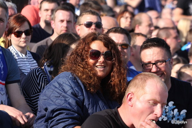 Kibice Unii wierni do końca (zdjęcia)