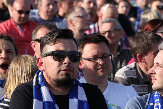 Kibice Unii wierni do końca (zdjęcia)