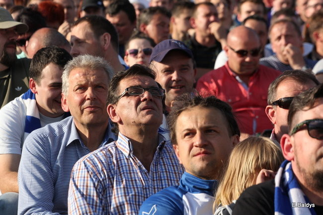 Kibice Unii wierni do końca (zdjęcia)