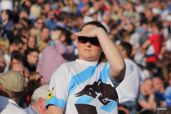 Kibice Unii wierni do końca (zdjęcia)