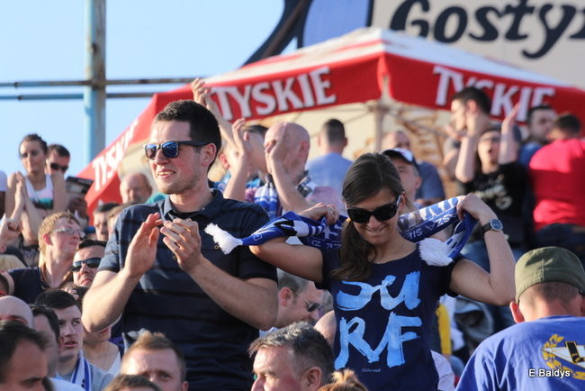 Kibice Unii wierni do końca (zdjęcia)