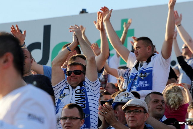 Kibice Unii wierni do końca (zdjęcia)