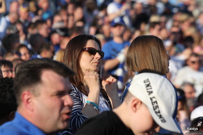 Kibice Unii wierni do końca (zdjęcia)