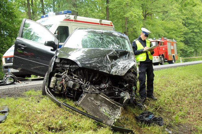 Zderzenie sześciu aut (zdjęcia)