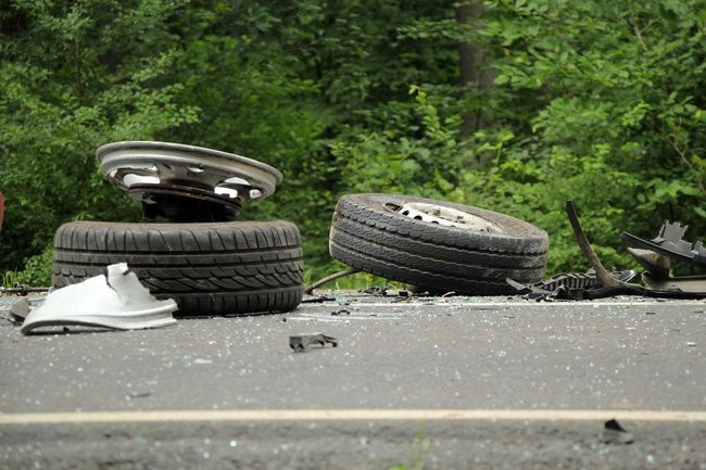 Zderzenie sześciu aut (zdjęcia)