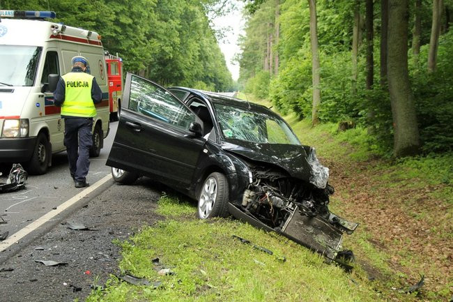 Zderzenie sześciu aut (zdjęcia)