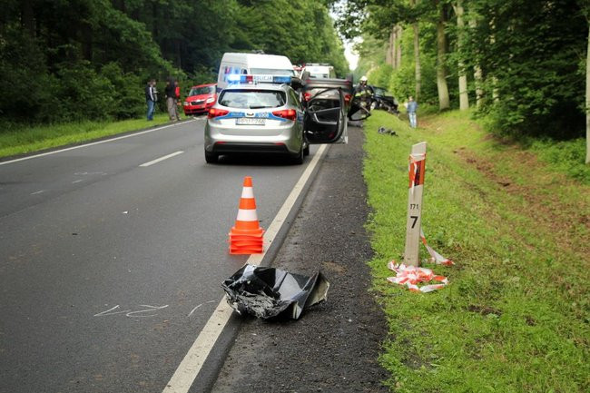 Zderzenie sześciu aut (zdjęcia)
