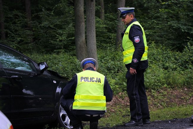 Zderzenie sześciu aut (zdjęcia)