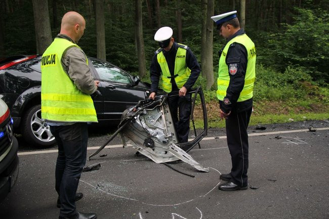 Zderzenie sześciu aut (zdjęcia)