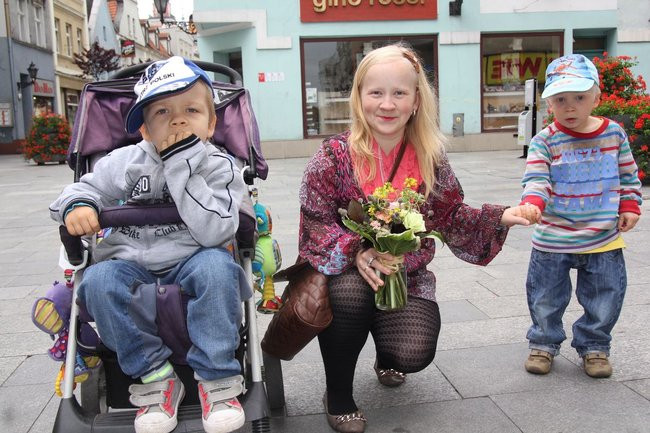 Radosne bukiety można był znaleźć w całym mieście (zdjęcia)