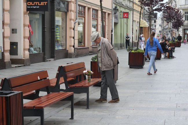 Radosne bukiety można był znaleźć w całym mieście (zdjęcia)