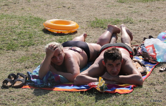 Rekordowo upalna sobota (zdjęcia)
