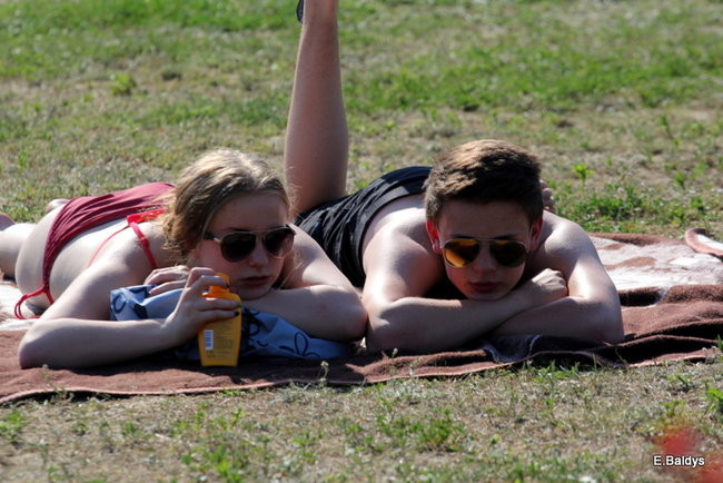 Rekordowo upalna sobota (zdjęcia)