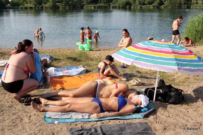 Rekordowo upalna sobota (zdjęcia)