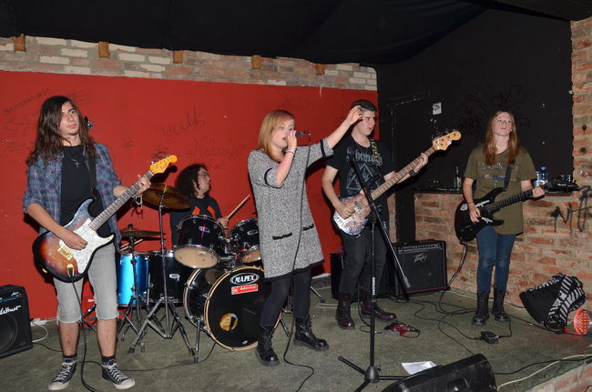 Zaślepieni pierwszy raz przed publicznością (zdjęcia)