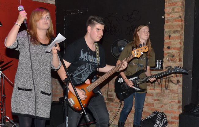 Zaślepieni pierwszy raz przed publicznością (zdjęcia)