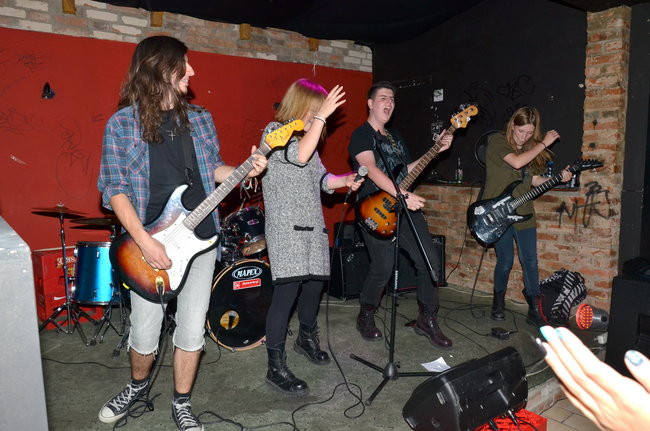 Zaślepieni pierwszy raz przed publicznością (zdjęcia)