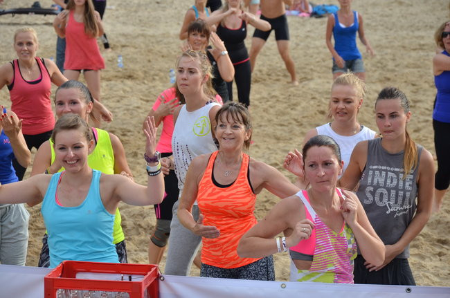 Zumba na plaży w Boszkowie (zdjęcia)