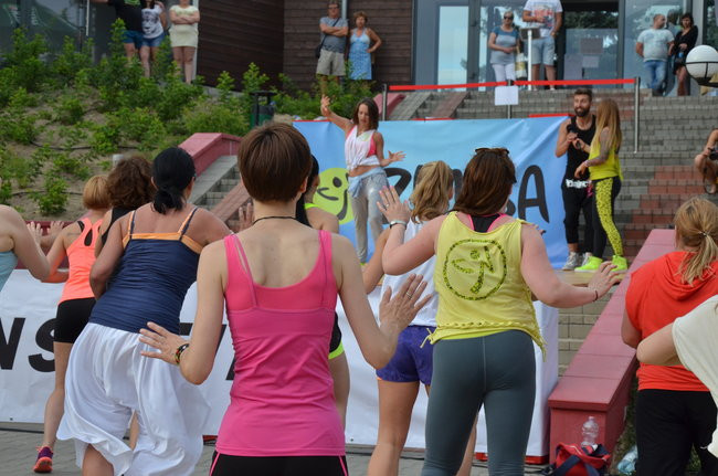 Zumba na plaży w Boszkowie (zdjęcia)
