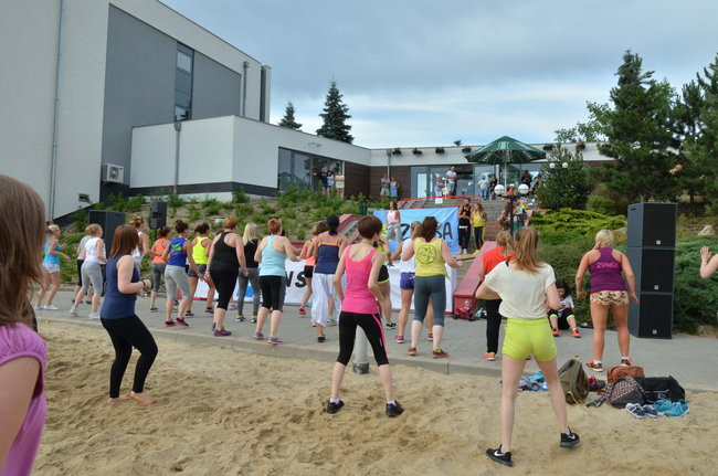 Zumba na plaży w Boszkowie (zdjęcia)