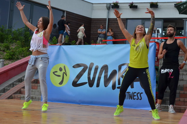 Zumba na plaży w Boszkowie (zdjęcia)