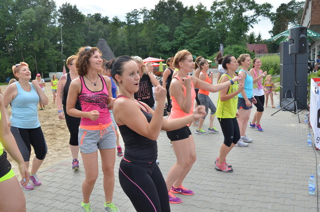 Zumba na plaży w Boszkowie (zdjęcia)