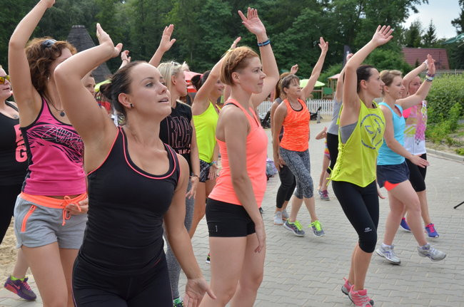 Zumba na plaży w Boszkowie (zdjęcia)