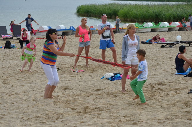 Zumba na plaży w Boszkowie (zdjęcia)