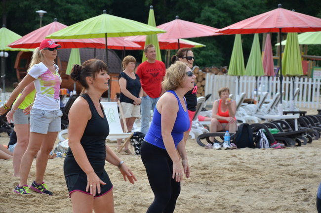 Zumba na plaży w Boszkowie (zdjęcia)