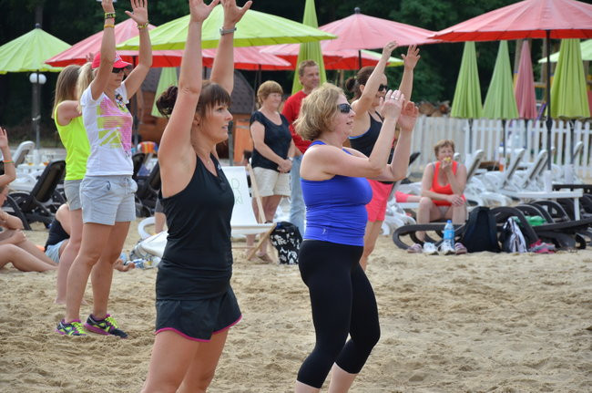 Zumba na plaży w Boszkowie (zdjęcia)