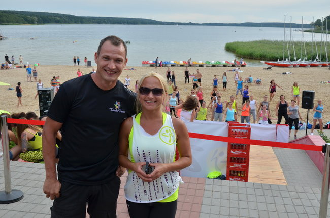 Zumba na plaży w Boszkowie (zdjęcia)