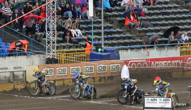 Deszczowy finał dla 