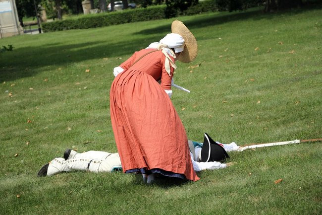 Dworzanie wylegli na ulice Rydzyny (zdjęcia)