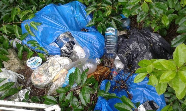 Wielkie dzikie wysypisko śmieci (zdjęcia)