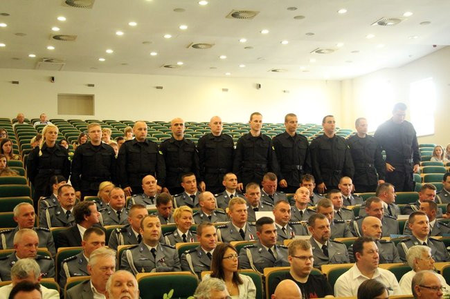 Policjanci świętowali w WSH (zdjęcia)