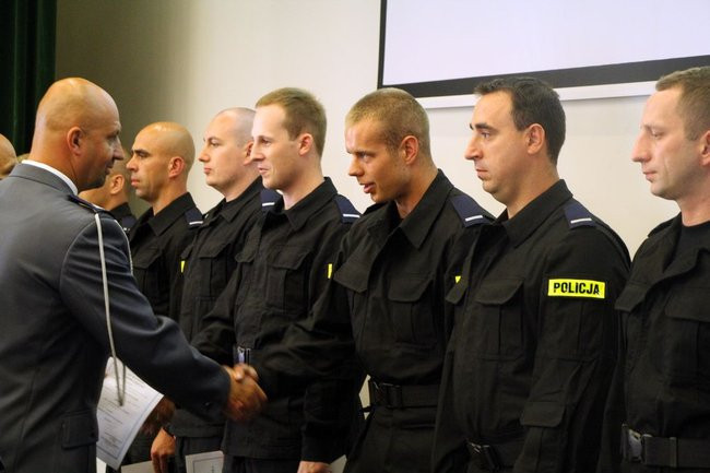 Policjanci świętowali w WSH (zdjęcia)